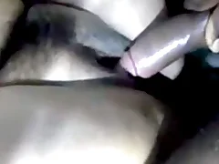 Aunty Tia gets pounded hard in her hairy pussy