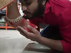 Vaishnavi and Alta Enjoying the Mains of Feet in a Steamy Video