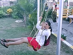 Indian Hot Bhabhi Punam Sex Relative to Her Servant