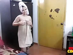 Sonia Bhabhi after take a shower with Audio