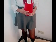 Savita making her teacher happy