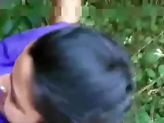 Desi slut hatless and fucked in forest by client clip