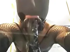 Amateurish hooded BDSM generalized slapped and fucked  2