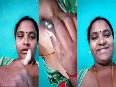 South Indian auntys obese jugs get milked up a chapfallen peel
