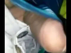 Seductive Train Ride with Erotic Groping together with Cumshot