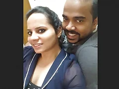 Horny couple indulges in mms play