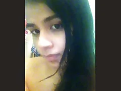 Cute infant Savita Bhabhi teases her lover with her milk and pussy