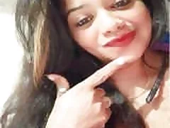 Glum Paid Girl Pinky Teases Boobs and Pussy