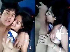 Desi lovers sex scandal inside make an issue of car leaked mms upon audio