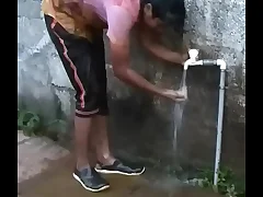 Hot Kerala mallu teen babe with big assets bathing sneak peeking