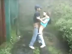 Indian Couple Fuck In The Rain