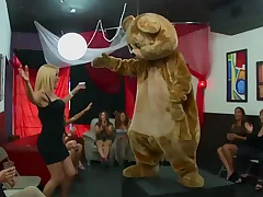 Kimmy Lee is a blonde belle with natural big boobs and she performs with a group of dancers in a CFNM scene They all see to an orgy and satisfy each other’s desires