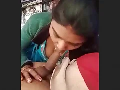 Pretty make advances to girl from the village satisfies her boyfriend with a sloppy blowjob She is not roundabout eager and wants to please him and make him happy with her oral skills