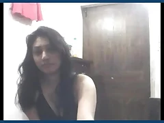 A Bengali girl lays naked and starts to pleasure herself her fingers are moving over her body she is affective herself and ill feeling her clitoris to get an orgasm