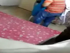 A husband films his wife in an obstacle bedroom and catches her in an obstacle act of infidelity This is an Indian housewife in a hot scene in a homemade video a taboo topic in Indian sex movies