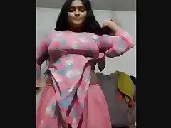 A shy and unpractised with bated breath Bengali bhabi starts to show her off colour side to her lover She performs a slow and seductive dance for him and he can’t get enough of it