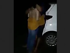 A superhot wife goes unrestrained with her boyfriend on the highway in the long run b for a long time her hubby watches The cuckold couple enjoys the kinky threesome and shares the excitement of the forbidden adventure