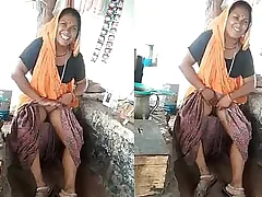 An Indian aunty is showing her pussy to a young man who is treating her take respect She is a woman in her prime coupled with she enjoys eradicate affect attention