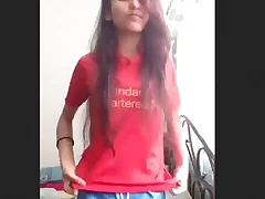 A magnificent young woman undresses showing her authoritative body She is very selfassured and this confidence makes her even more beautiful She is not just stripping she is brief herself