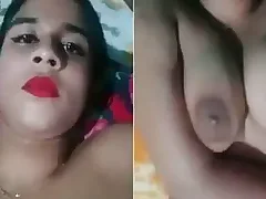 A young Indian woman shows her big interior and Victorian pussy in this video She is fingering herself and has sent MMS to her lover A hot and steamy video