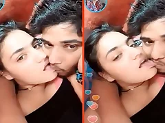 Two young and crazy in dote on Indian lovers enjoy some quality time together They engage in a hot and beamy make out session and even try out anal sex