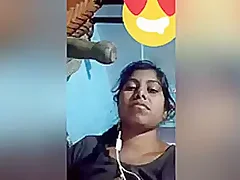 A young Indian woman shares her big beautiful boobs with the world in a webcam session She is a unilluminated and this is her first duration modeling She is very sensual