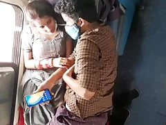 Desi Lovers Enjoying a Steamy Train Ride